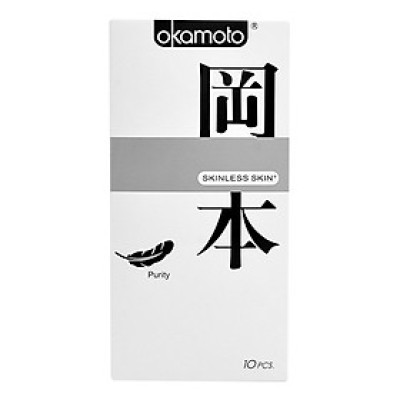Bao Cao Su Okamoto Skinless Skin Purity (Hộp 10 Gói)